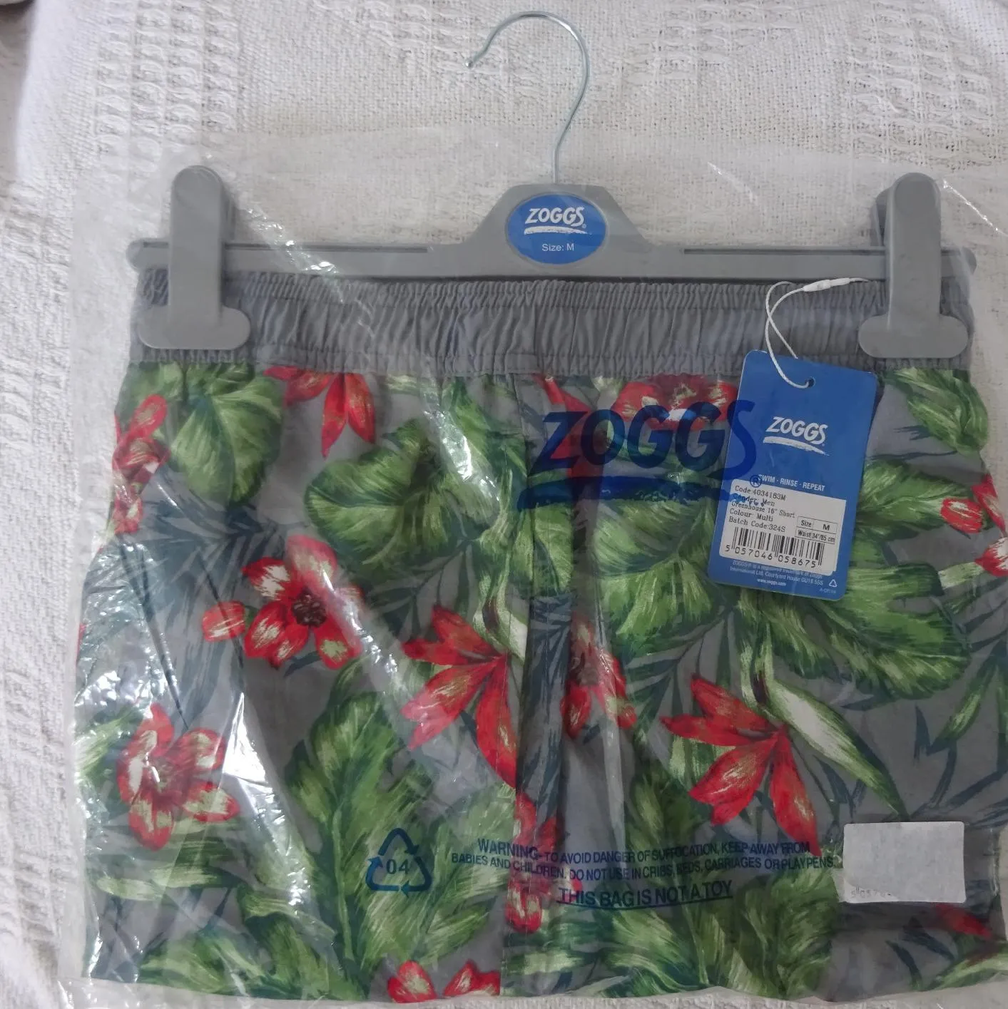 Zoggs Verdehouse 16 costume uomo boxer tropicale
