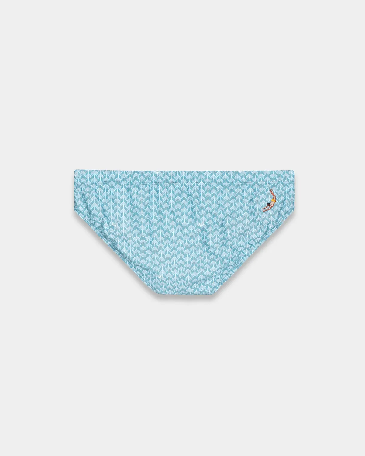 Mosso Sunwear Grains Drift Blue slip mare blu ECONYL aderente