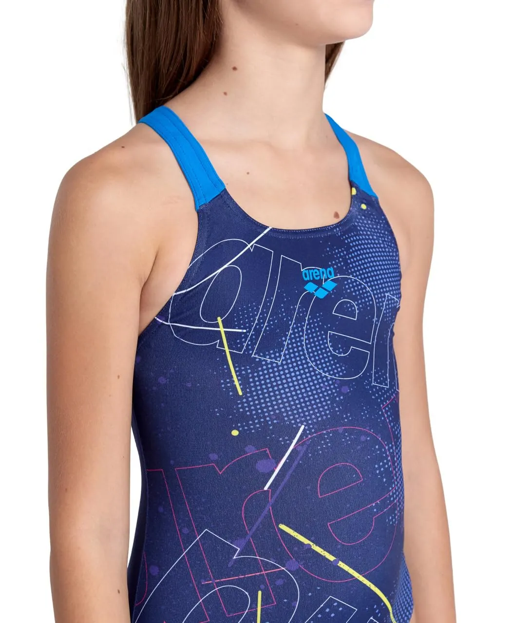 Arena Galactic Costume Intero Bambina Piscina Pro Back