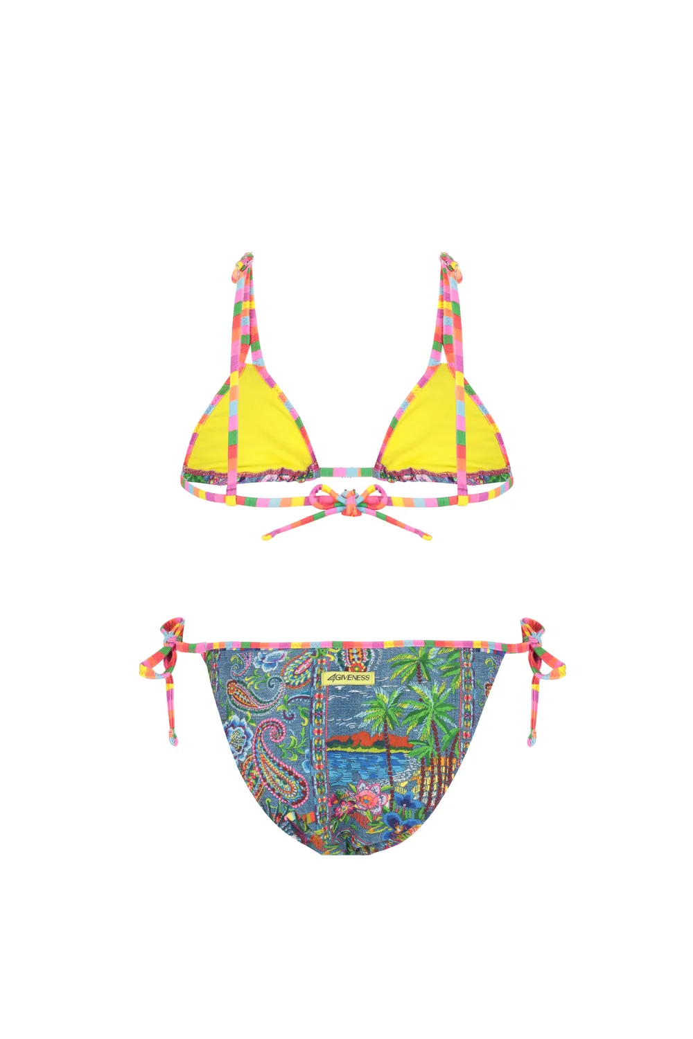 4 Giveness bikini triangolo bimba doppia spallina