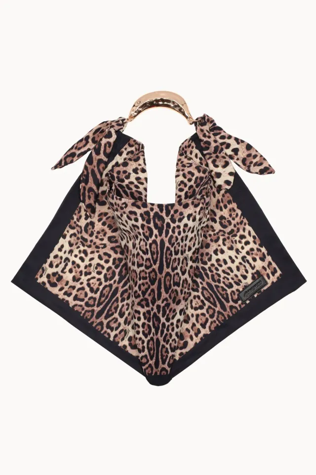 4Giveness Resort Fazzoletto Borsa Mare Donna Raso