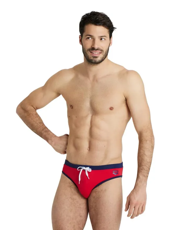 Arena Fundamentals Borders Brief slip uomo sgambato
