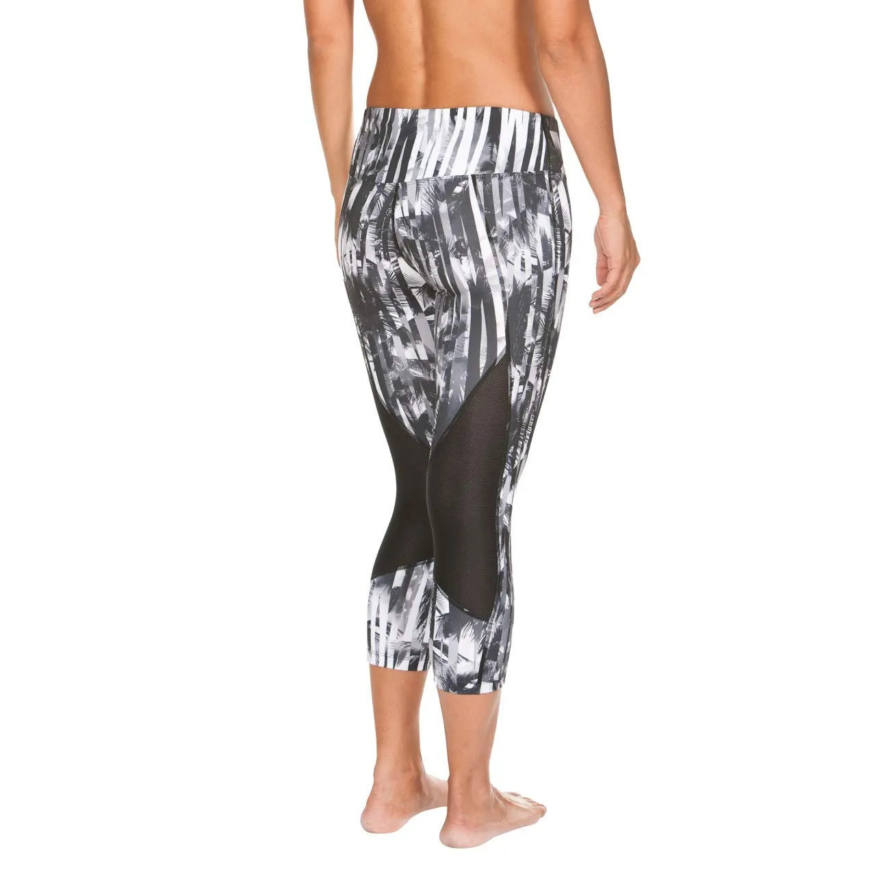 Arena Gym leggings 3/4 donna XL Riviera Black pinocchietto
