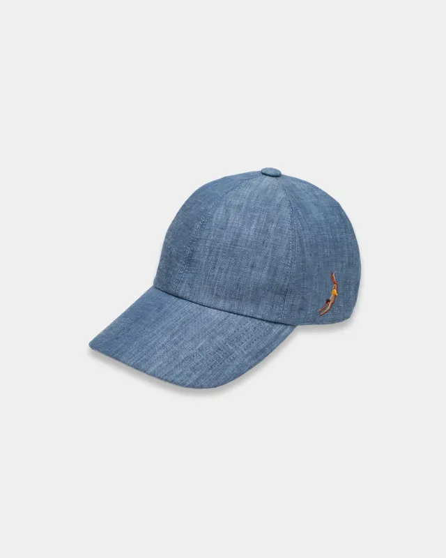 Mosso Sunwear Linen Cappello Baseball Blu Taglia Unica