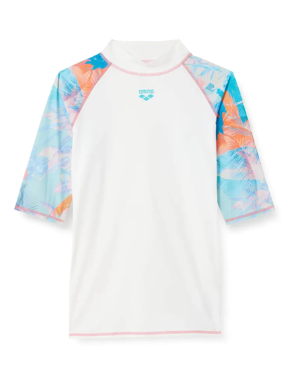 Arena Rash Vest S/S Allover maglia donna UPF50+