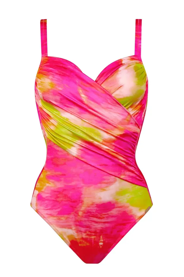 Charmline 1150 costume intero pink-mix contenitivo elegante