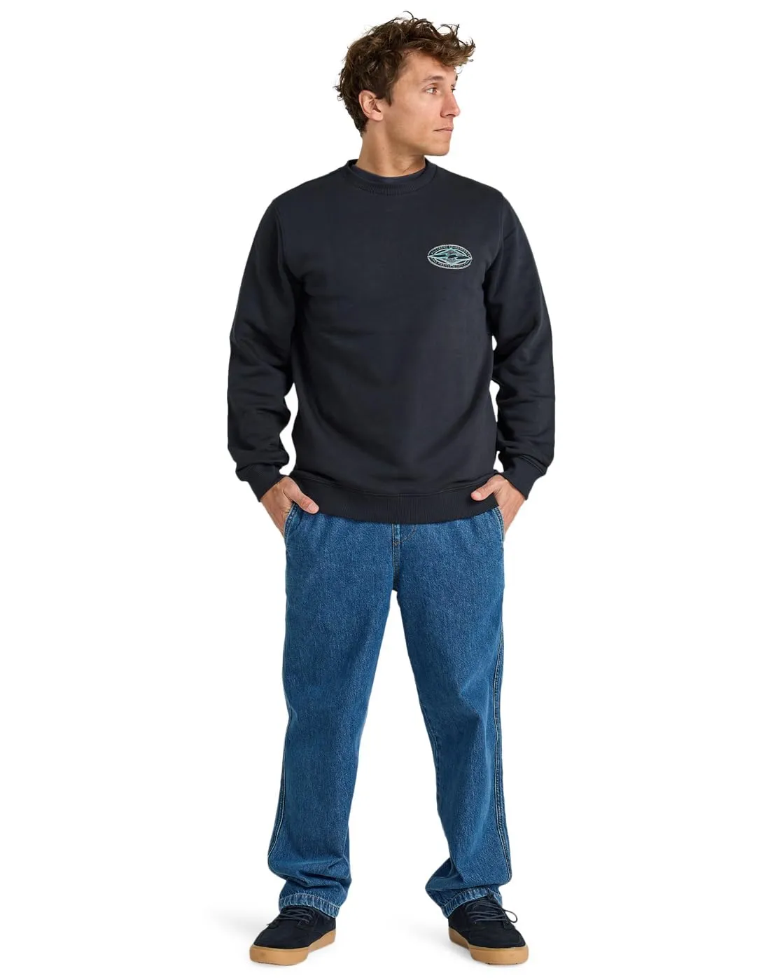 Billabong Foundation CR felpa uomo Grigio Verde XXL calda