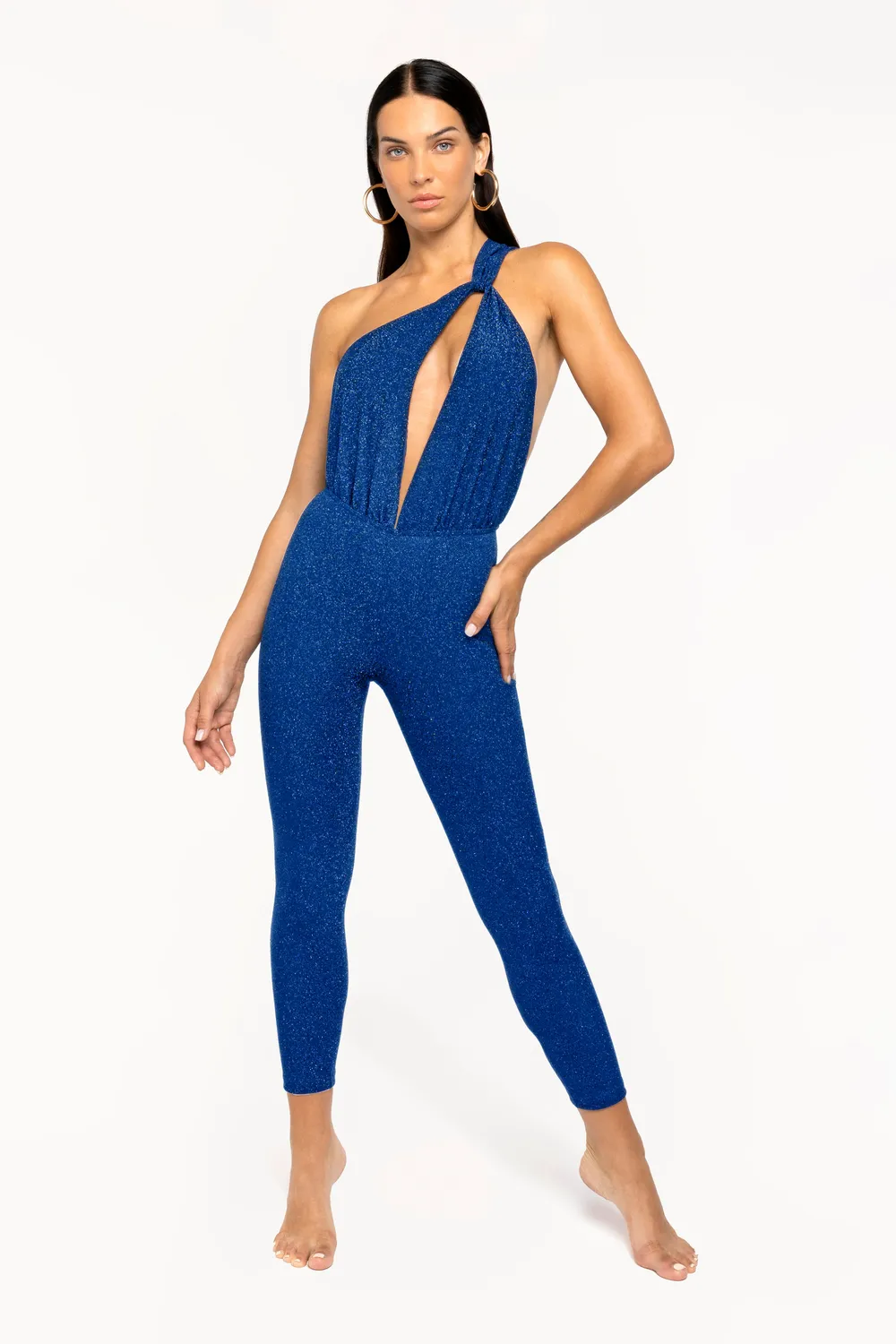 4 Giveness Must Have tuta lurex verde taglia S