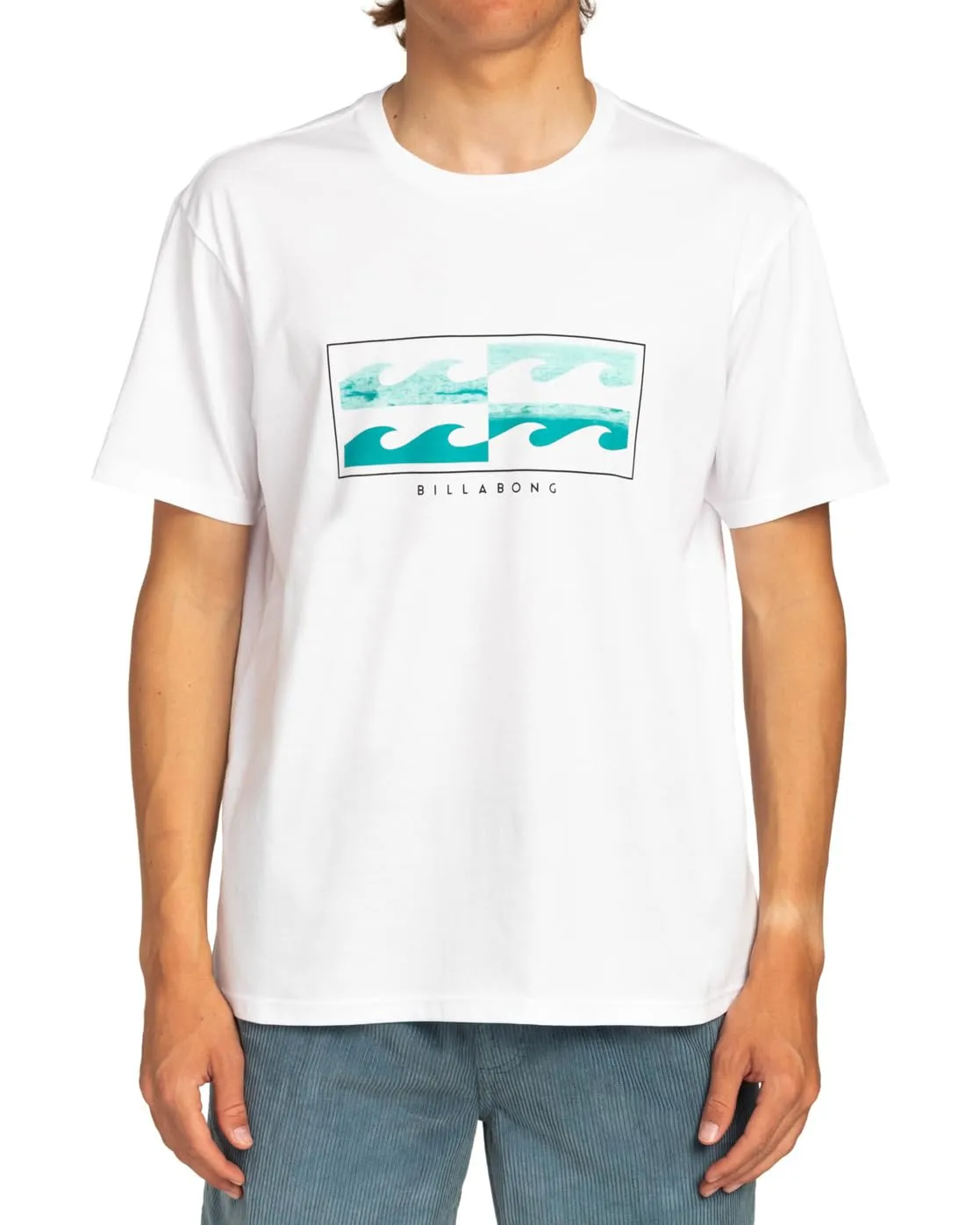 Billabong Inversed SS maglietta uomo nera logo petto