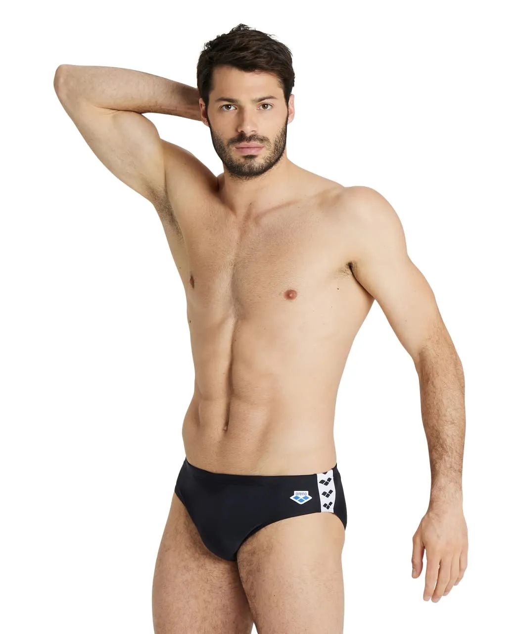 Arena Icons slip bagno uomo tinta unita cloro-resistant
