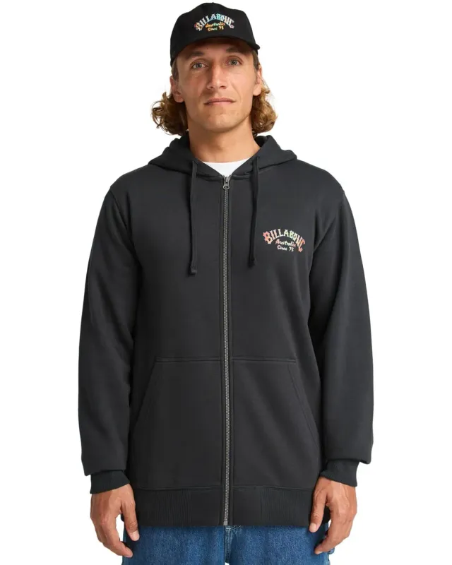 Billabong Foundation ZH felpa uomo nero con cappuccio