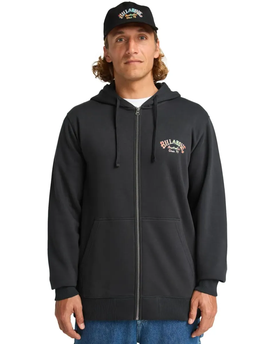 Billabong Foundation ZH felpa uomo nero con cappuccio