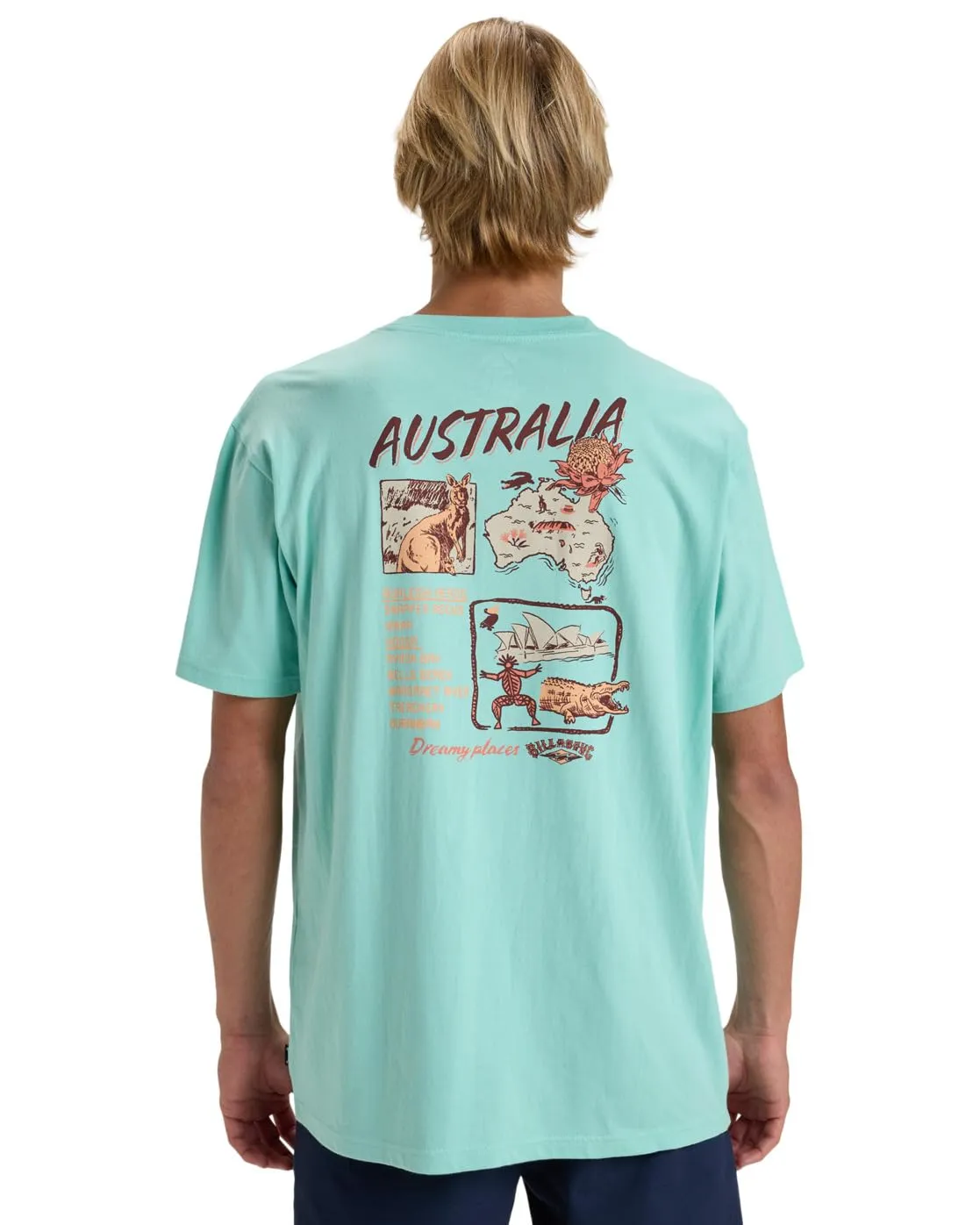 Billabong Dreamy Place SS maglietta uomo cotone pacco da 1