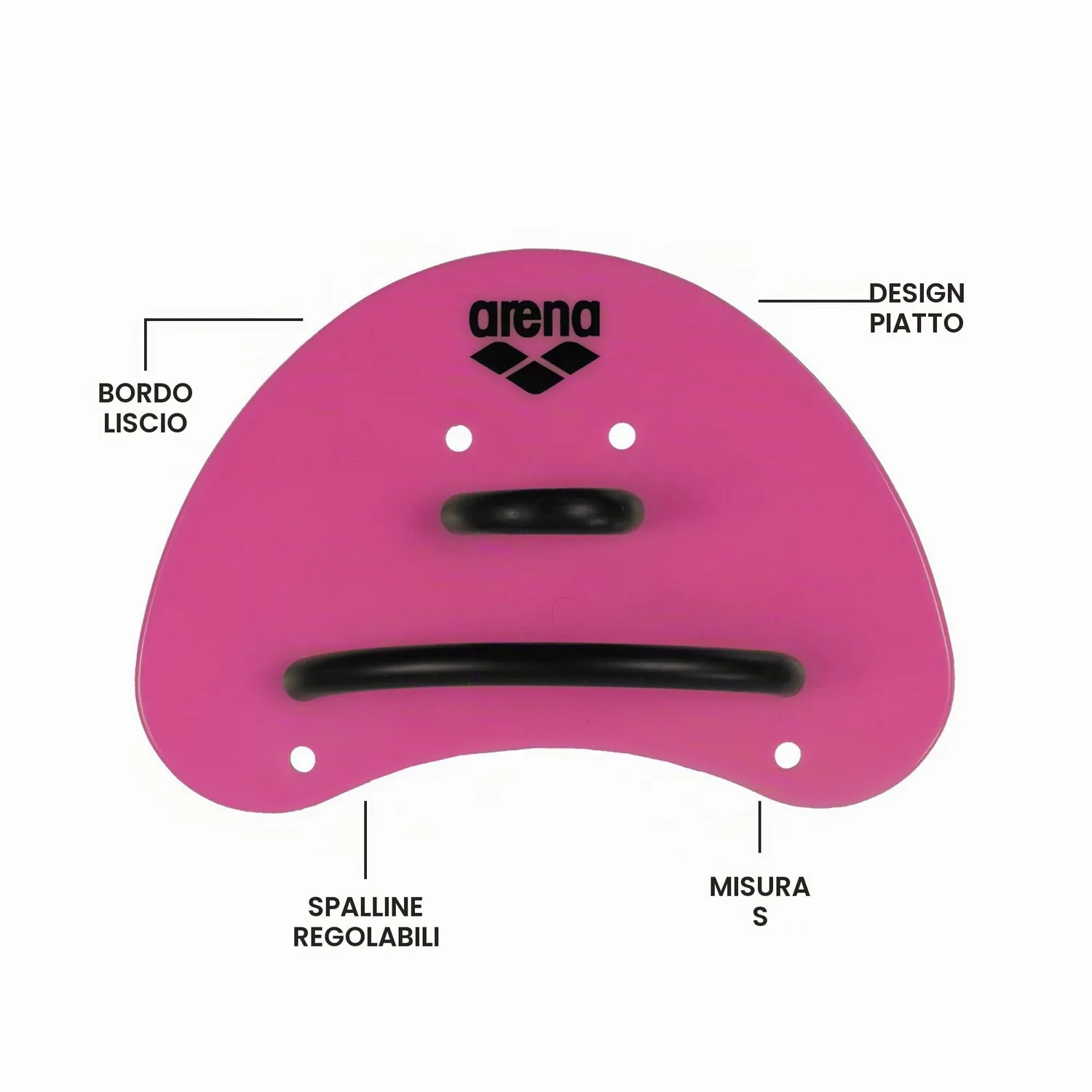 Arena Elite Finger Paddle palette nuoto dita palmo scoperto