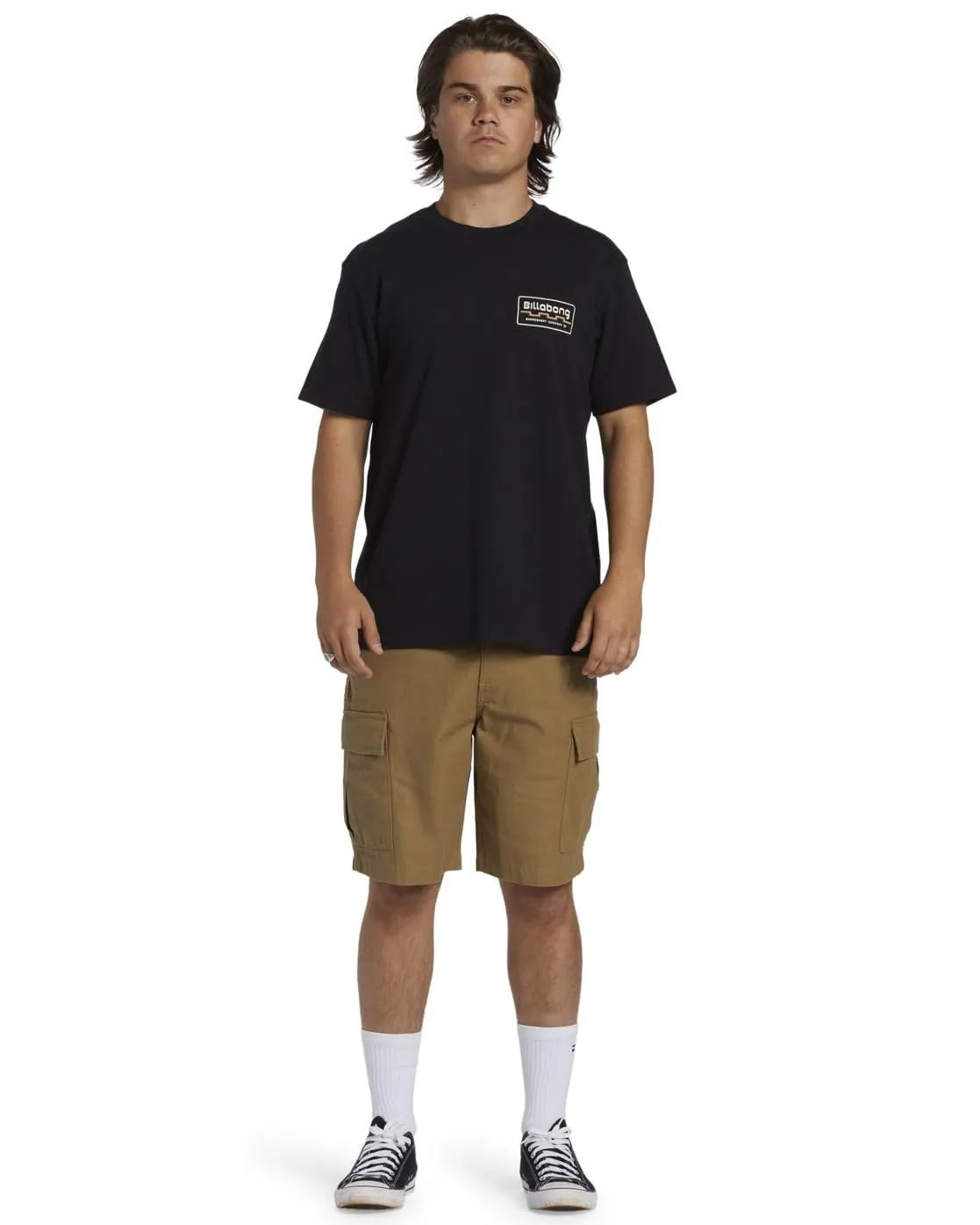 Billabong Walled t-shirt uomo XS nera cotone