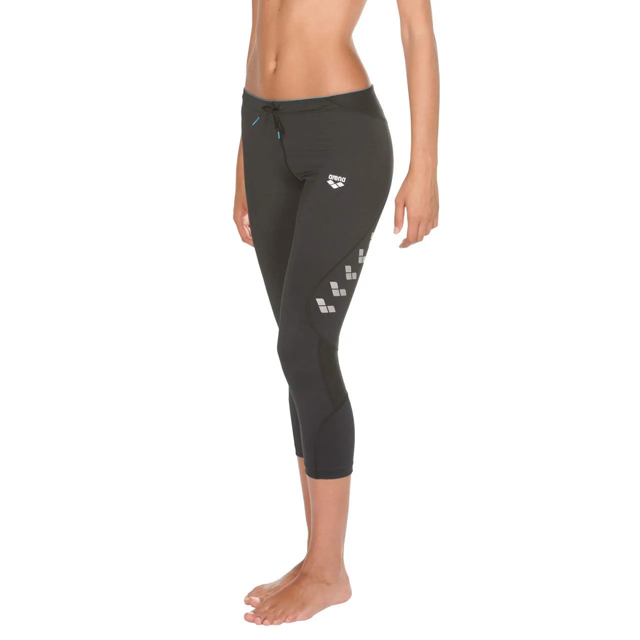 Arena Run 3/4 Tights leggings corsa donna elasticizzati