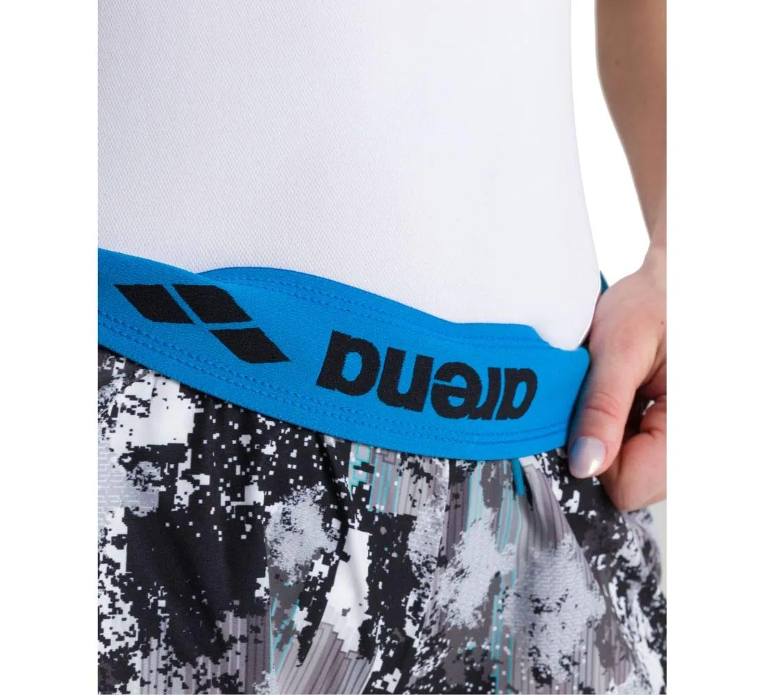 Arena Gym Short shorts donna XS pixel planet asciutti