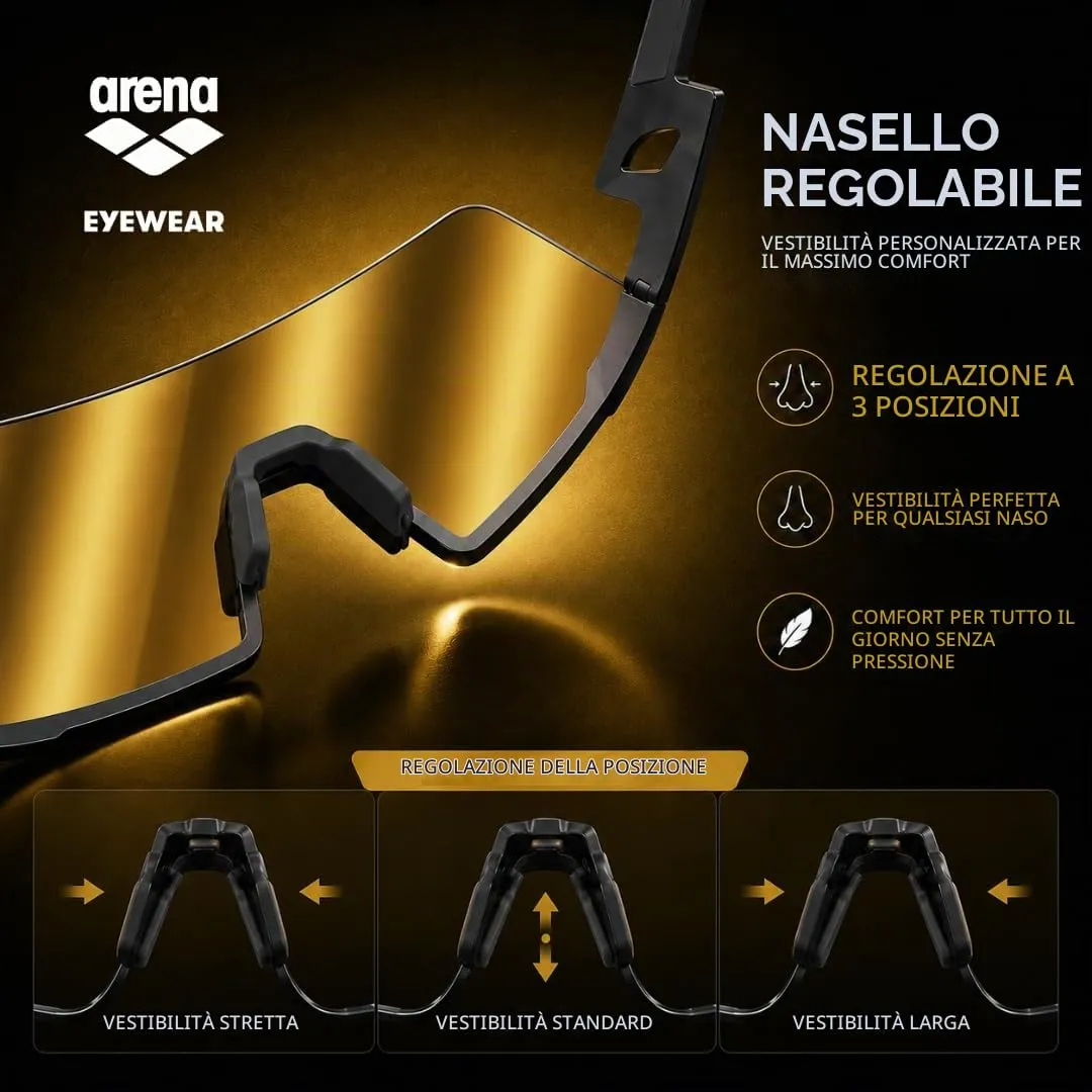 Arena Fulmine occhiali da sole Black Especial cat.3