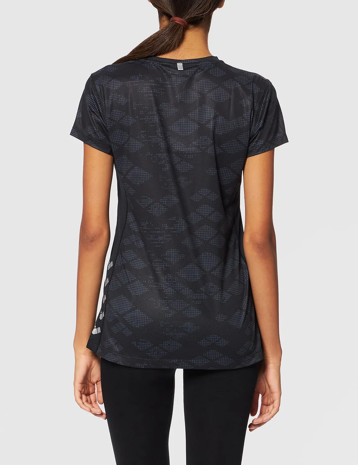 Arena Run Mesh Solid t-shirt donna sportiva maniche corte