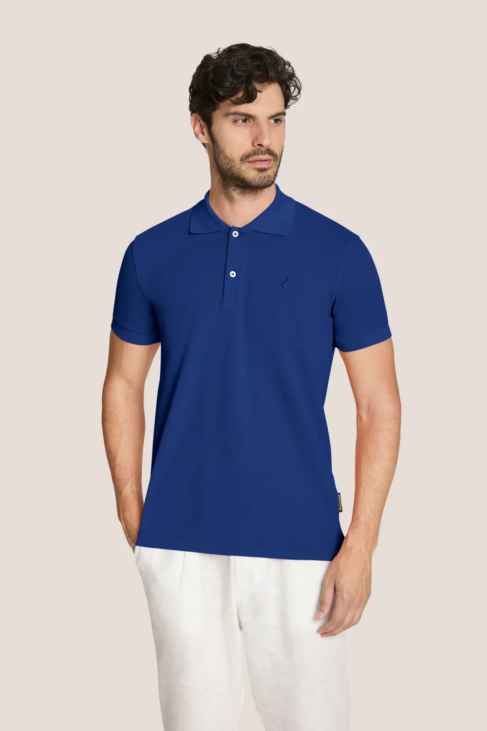 4 Giveness Tinto Old Basic polo uomo off white
