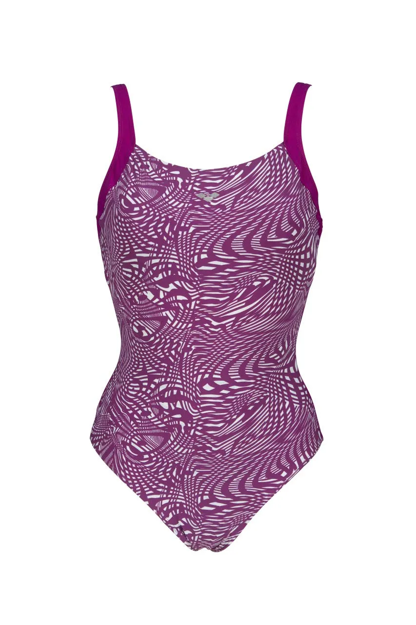 Arena Clara U Back costume intero donna nero allenamento