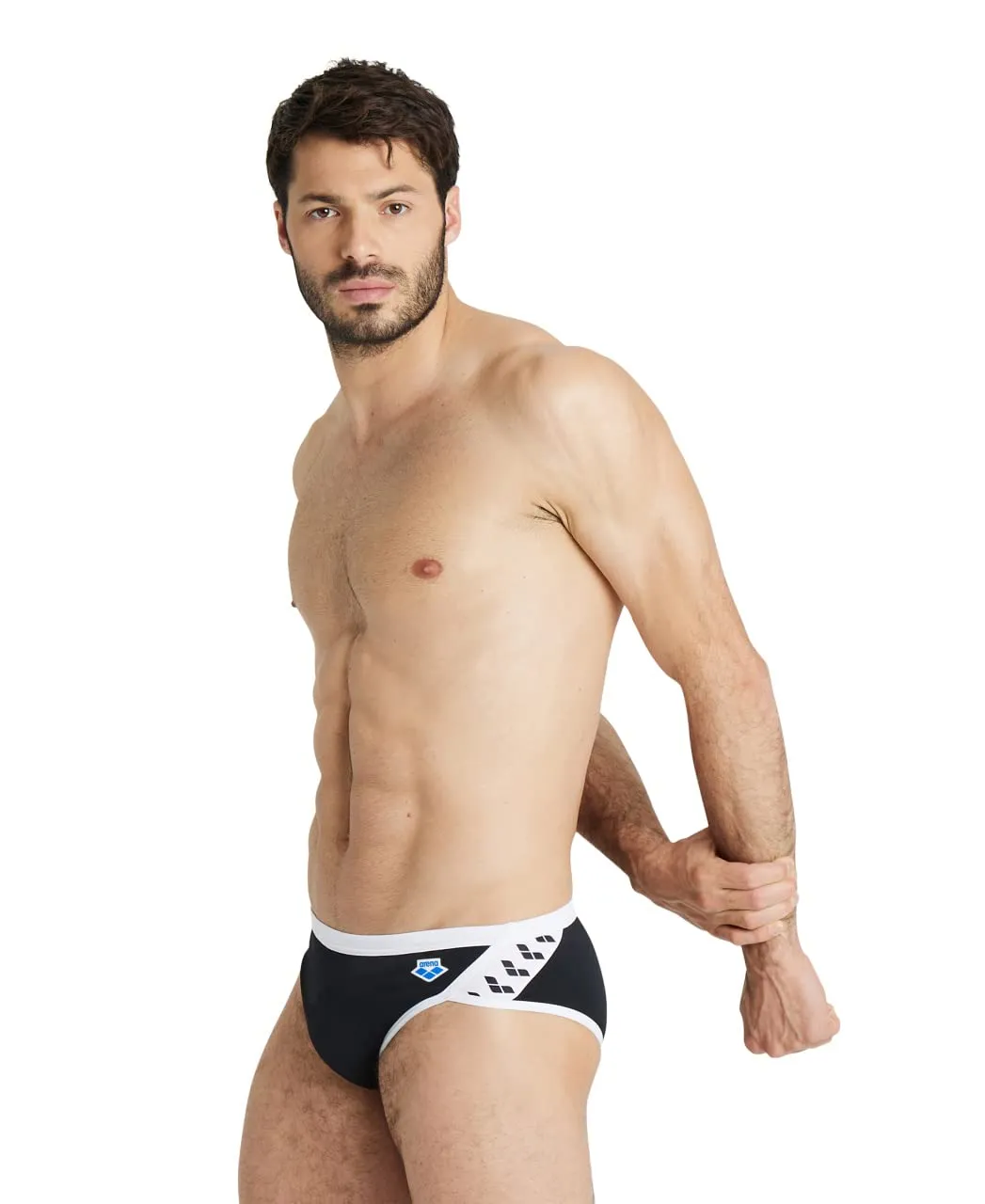 Arena Icons slip bagno uomo tinta unita cloro-resistant