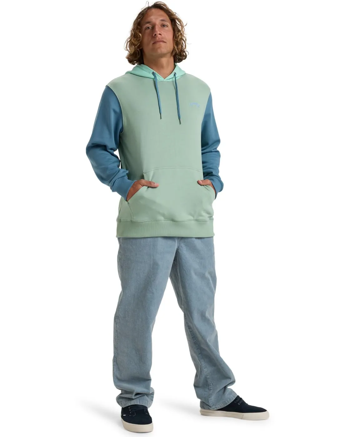 Billabong Arch Block Po Lt felpa uomo seafoam cotone