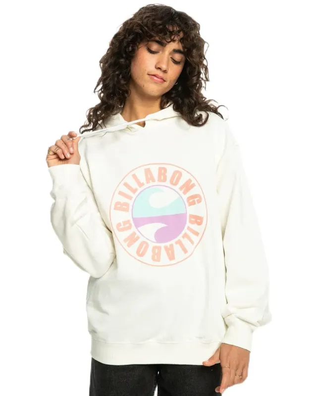 Billabong Graphic felpa pile cappuccio donna M ecologica