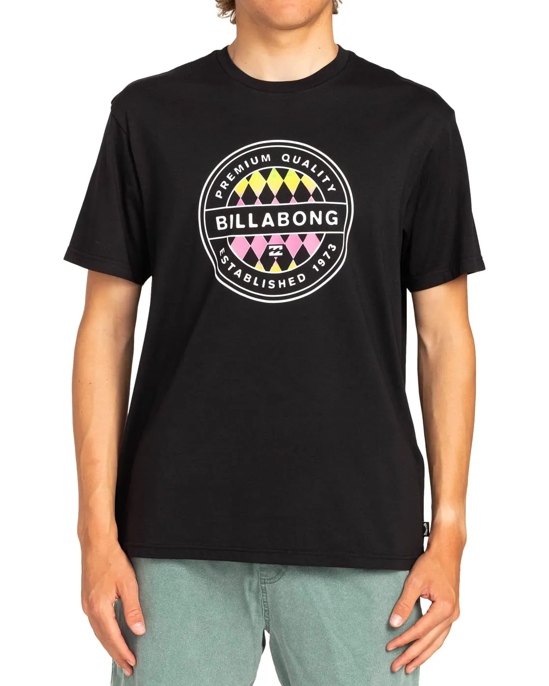 Billabong Rotor Fill t-shirt uomo nera manica corta