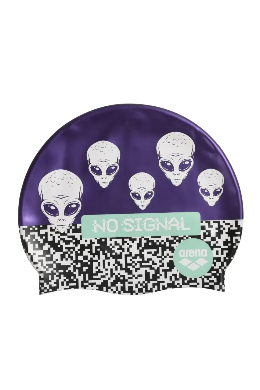 Arena Print Jr cuffia nuoto silicone junior fitness