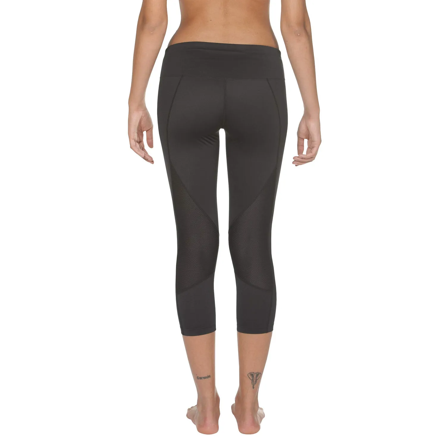 Arena Gym Leggings Sportivi 3/4 Donna XS Nero palestra