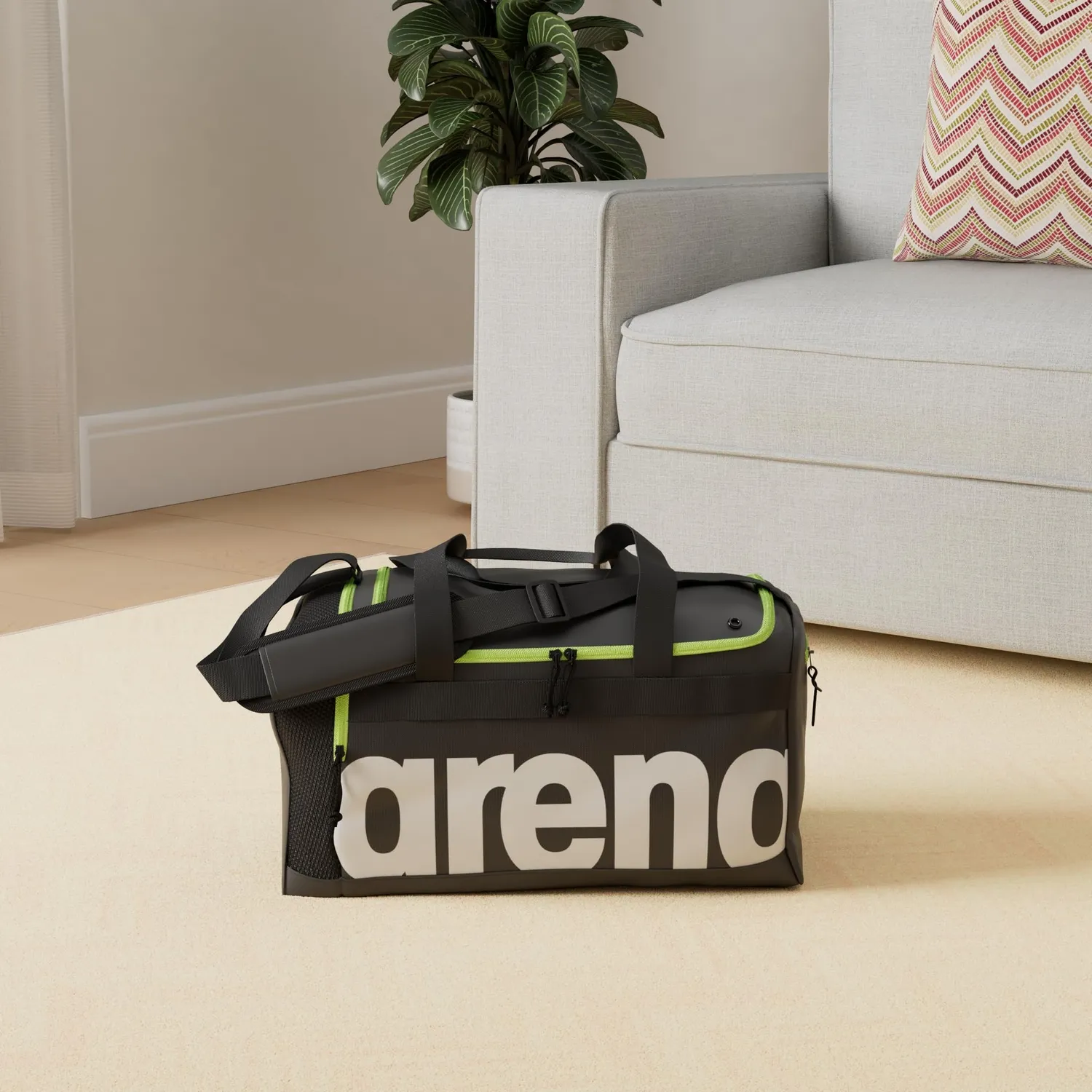 arena Spiky III Duffle 40 borsone navy giallo 40 litri idrorepellente
