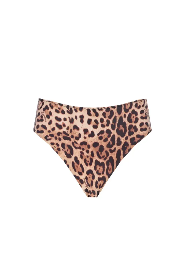 4Giveness Exchange Leo Slip Bikini Vita Alta Animalier