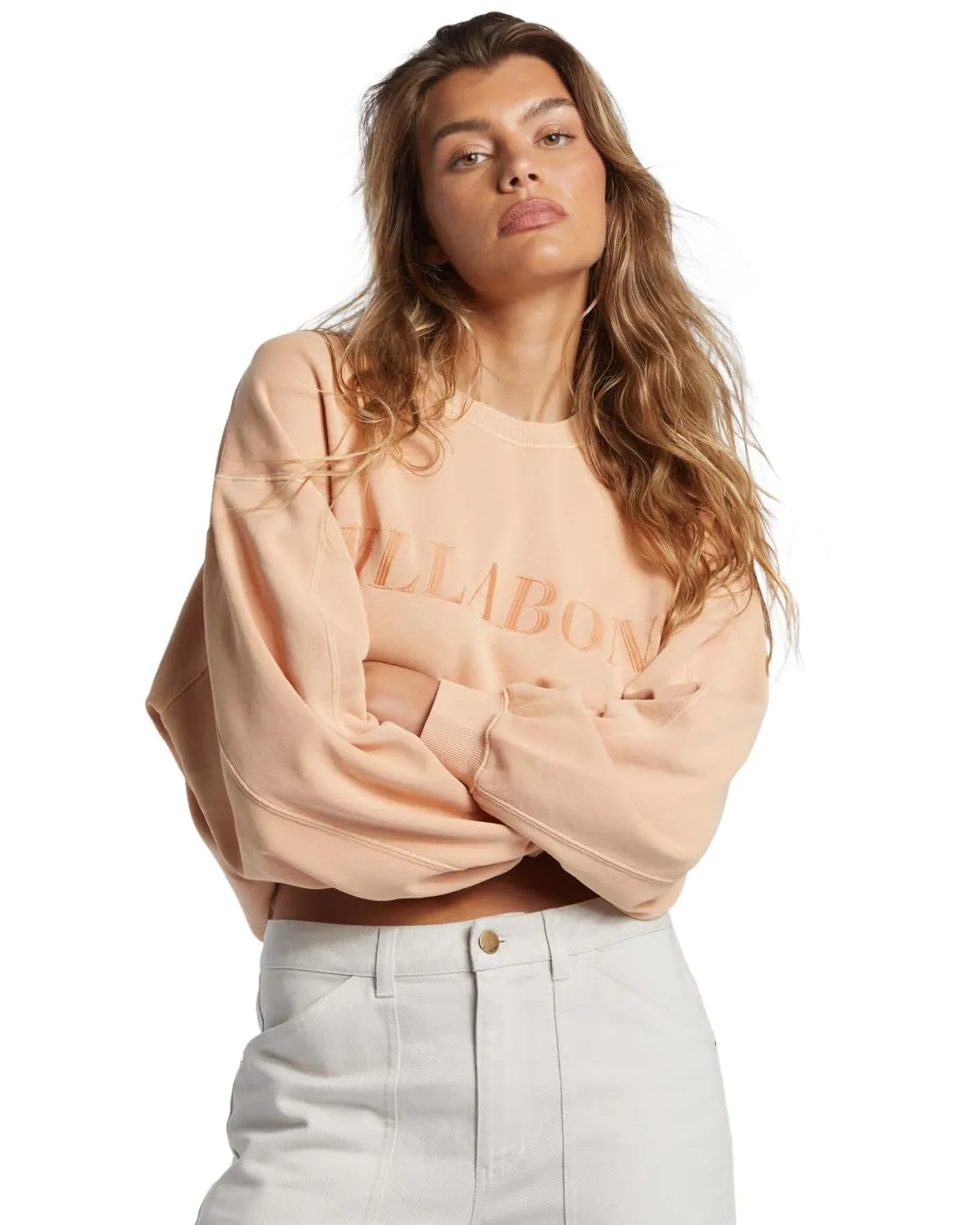 Billabong Palmin Kendal Crew felpa donna L Kona morbida