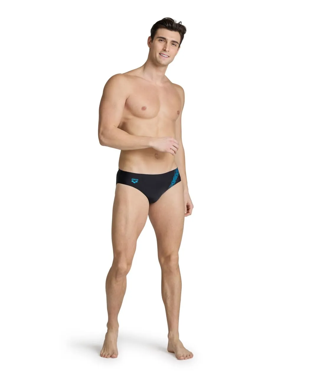 Arena Dreamy slip nuoto uomo black fluo red