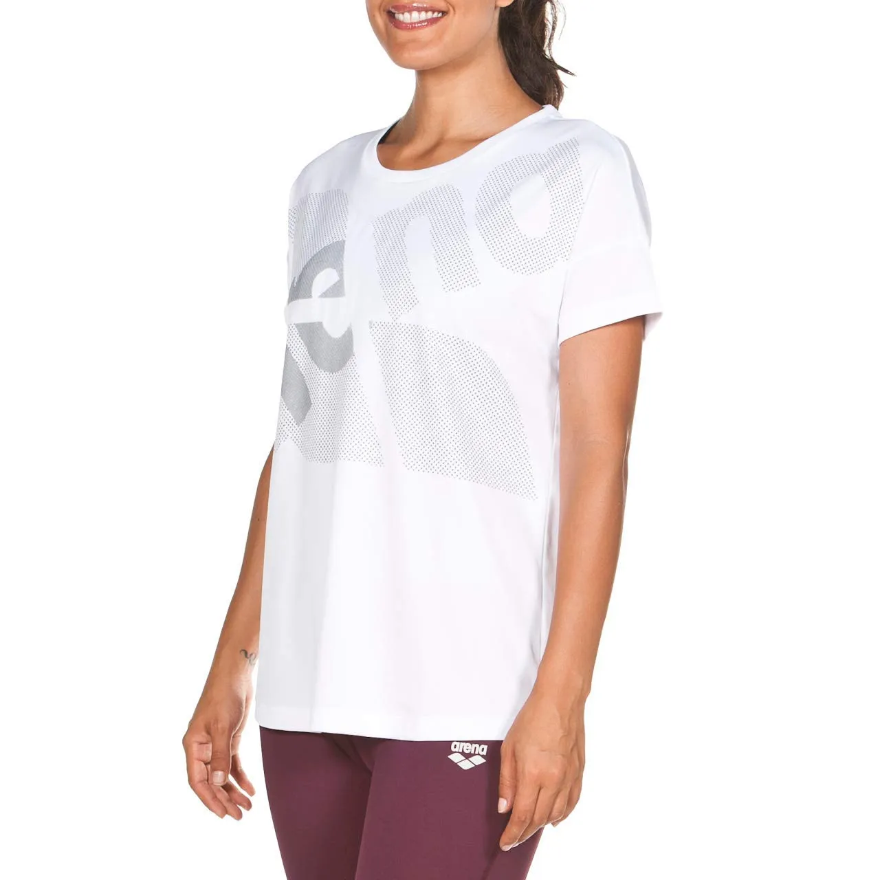 Arena W Gym S/S Maglia Donna Manica Corta Traspirante