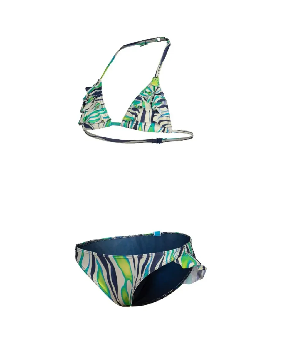 Arena Water Print bikini bambina triangolo stampa