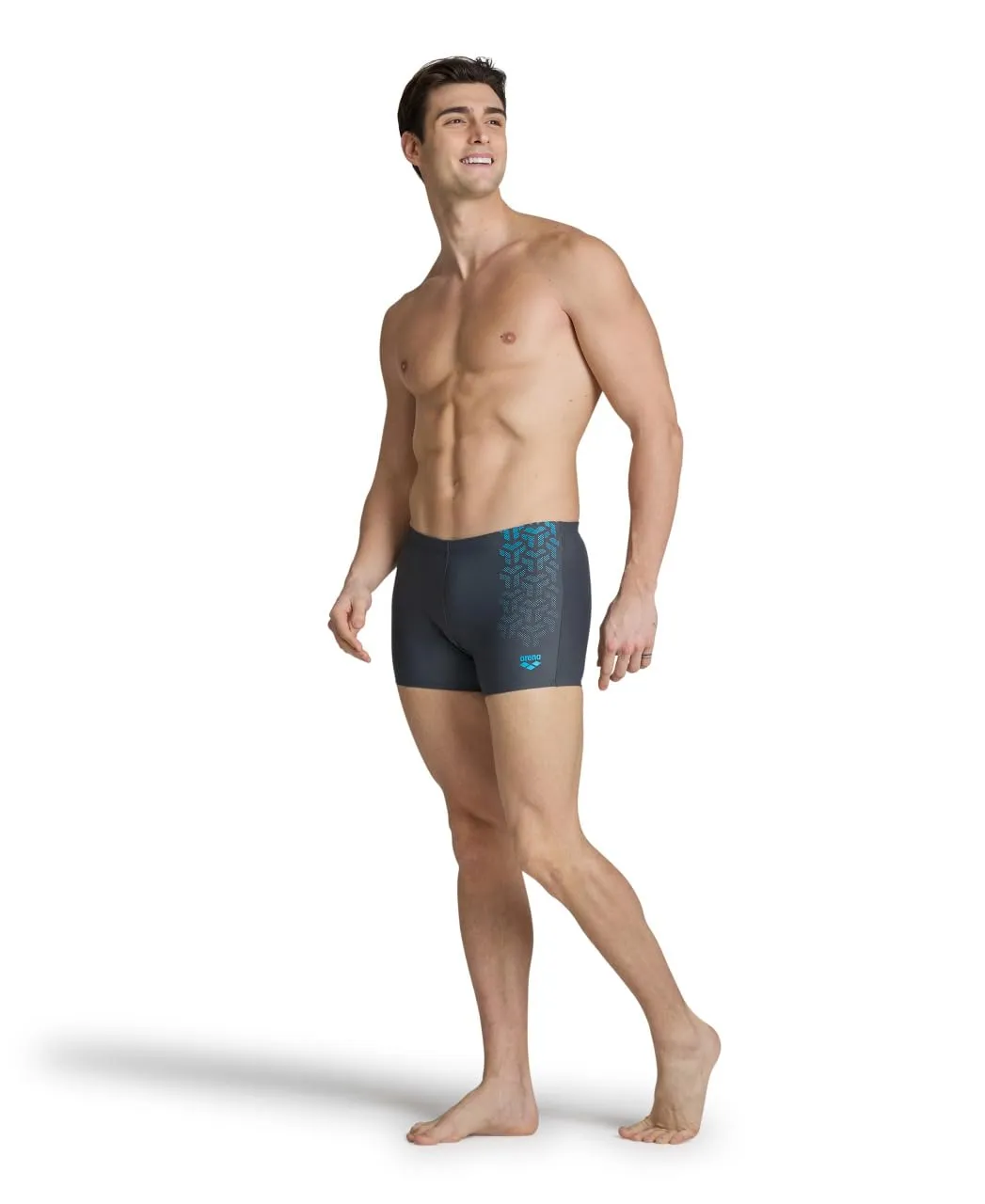 Arena Kikko V boxer mare uomo asphalt turchese