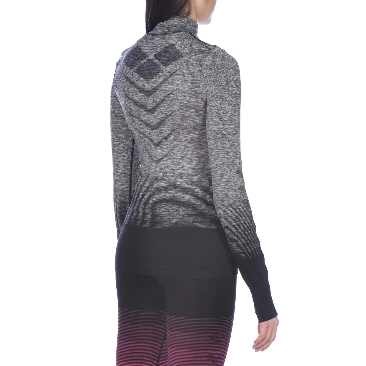 Arena Seamless Maglia Donna Maniche Lunghe nera termica