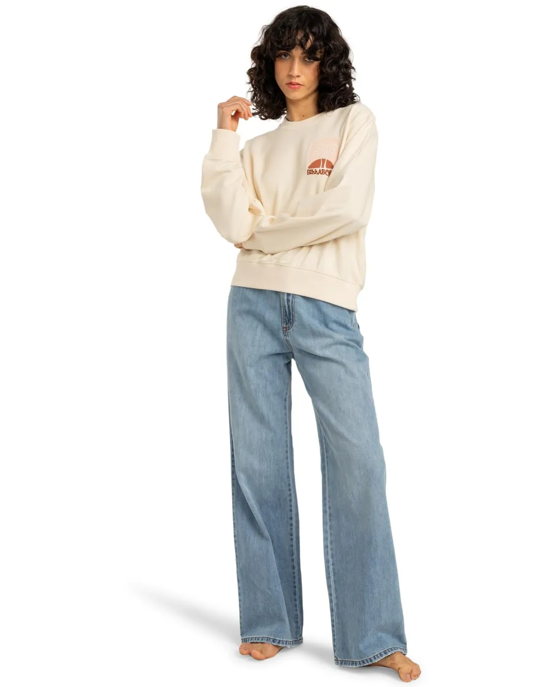 Billabong Sunpalms maglione donna cotone taglia S