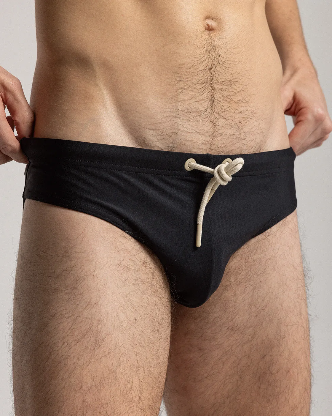Mosso Sunwear Black slip mare nero tinta unita