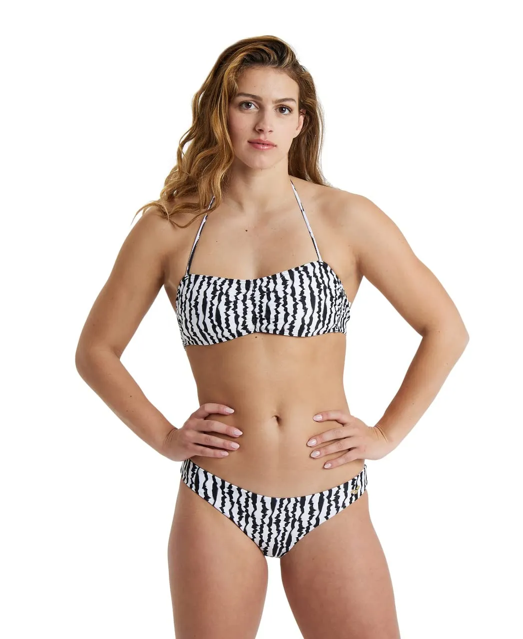 Arena Allover Bikini Bandeau Due Pezzi Donna Foderato