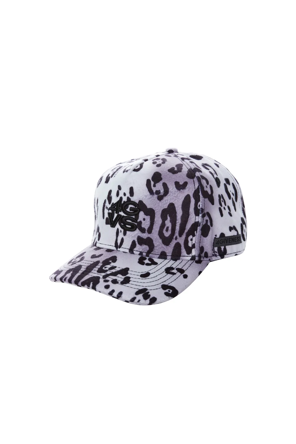 4 Giveness Leo cappello visiera grigio cotone logo 4GVS