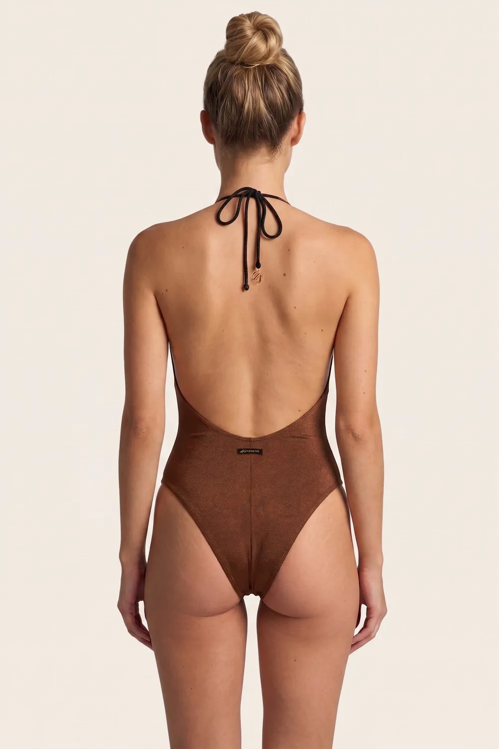 4 Giveness Intero Scollo V Lace Set costume nero