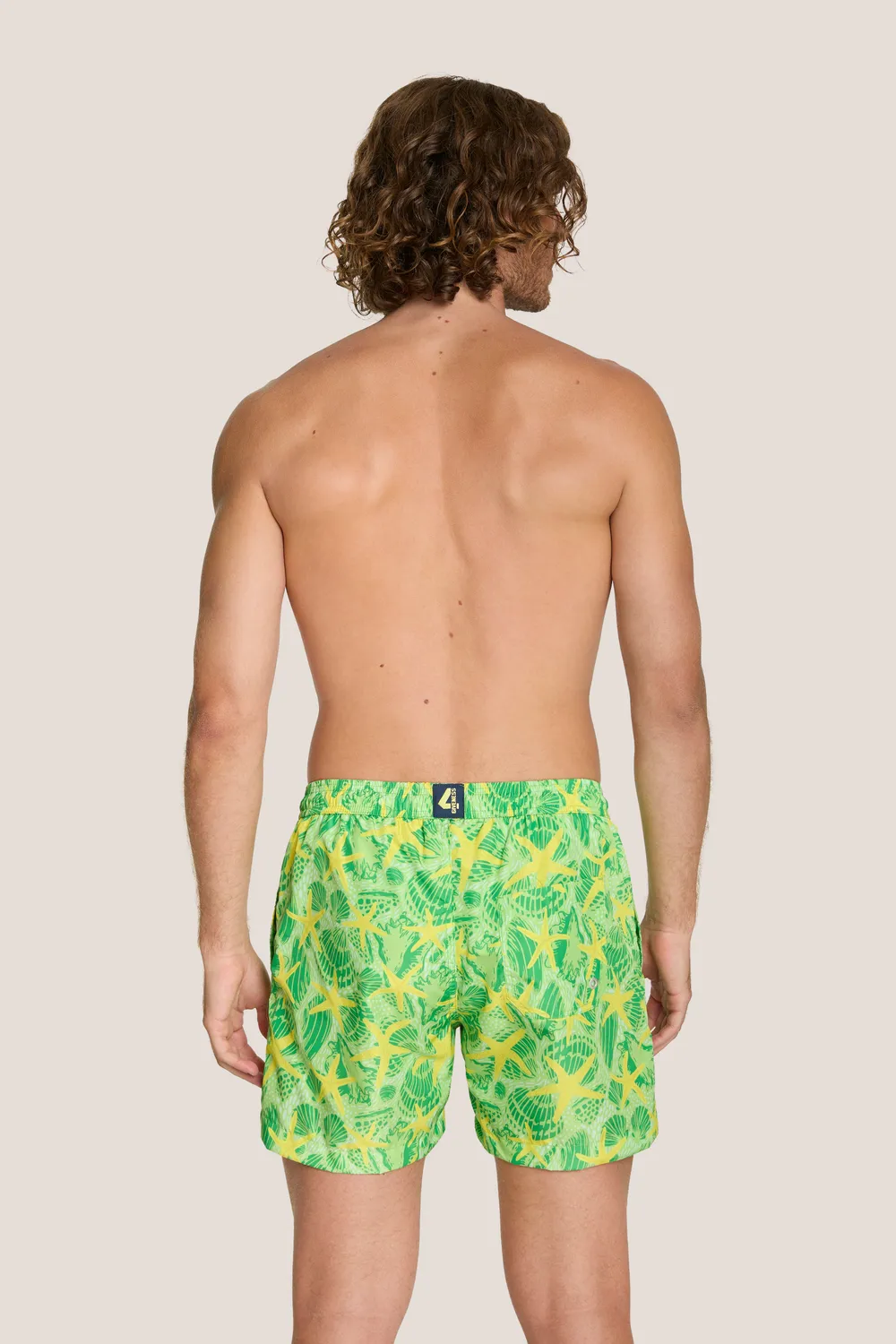 4 Giveness Starfish short mare uomo giallo asciugatura rapida