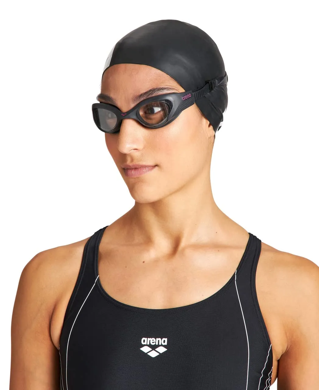 Arena The One Woman occhialini nuoto neri lente chiara