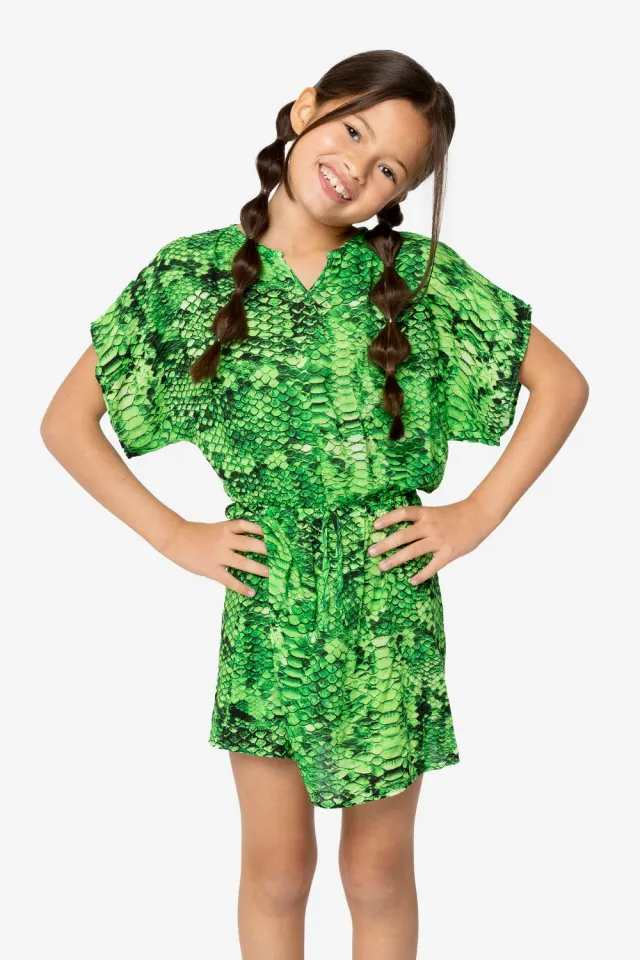 4 Giveness Rainbow Boa kimono bimba verde
