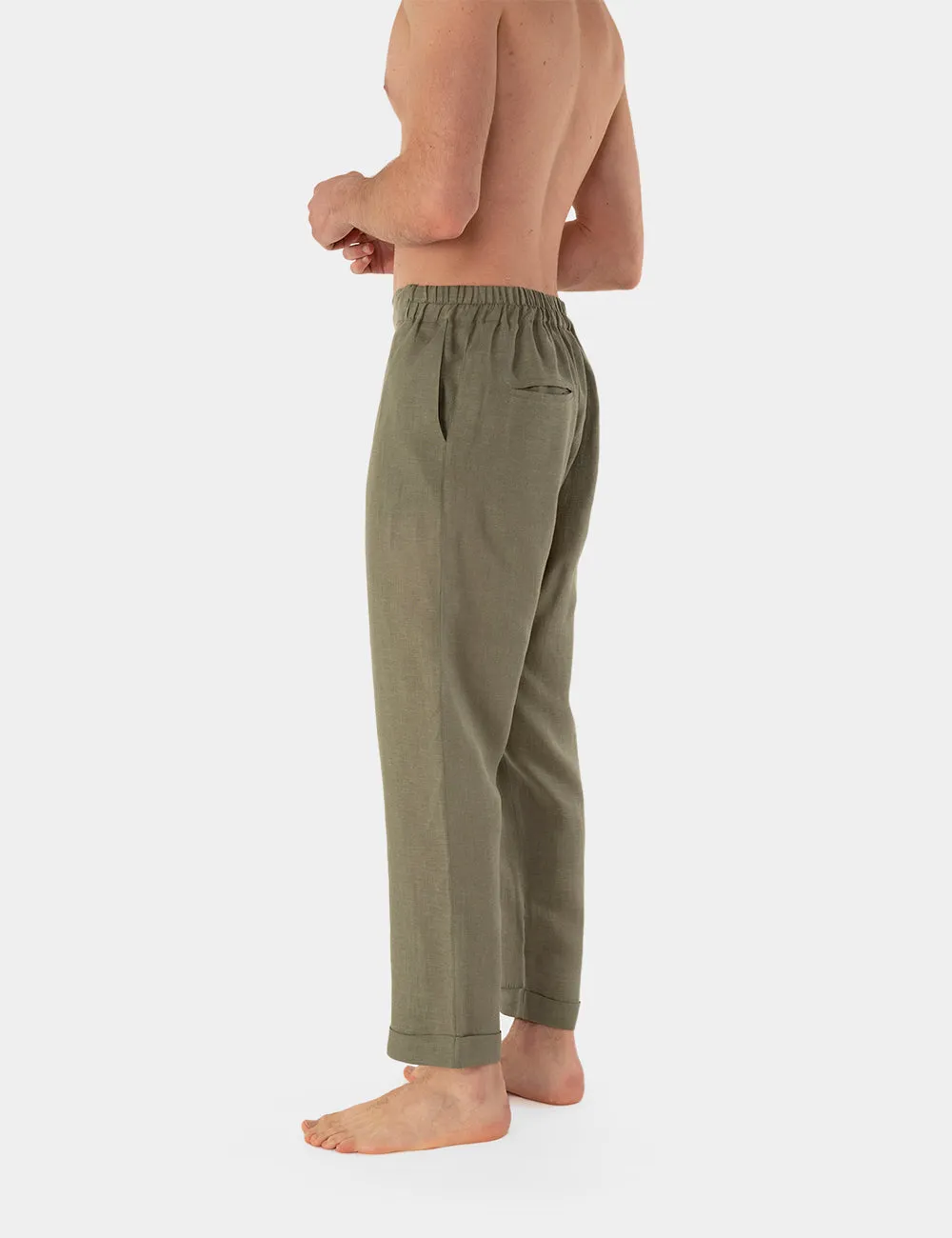 Ripa Ripa Anacapri Verde pantaloni uomo leggeri