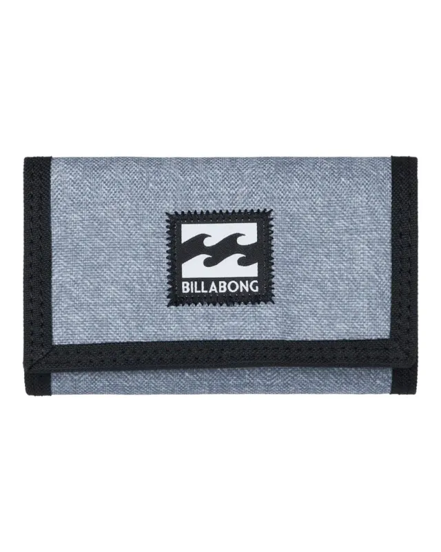Billabong Amz-Wallet portafoglio uomo Light Grey compatto