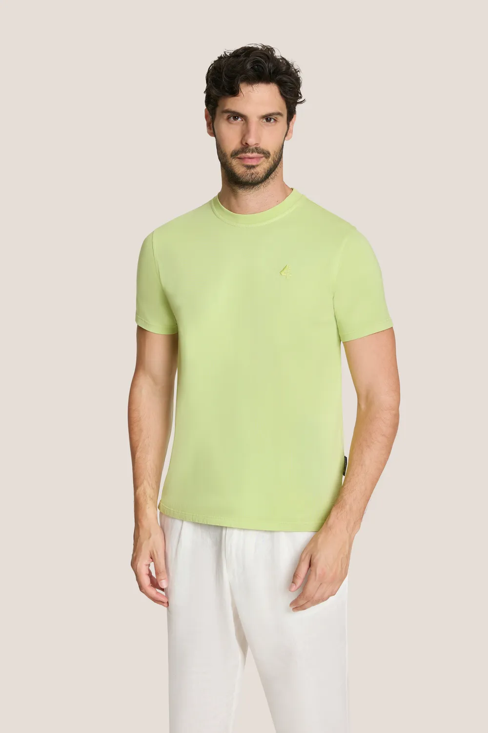 4 Giveness T-Shirt Tinto Old Basic Color Uomo Cotone